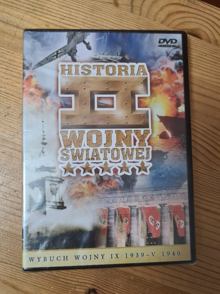 NOWA w folii Historia II 2 wojny światowej płyta dvd ~