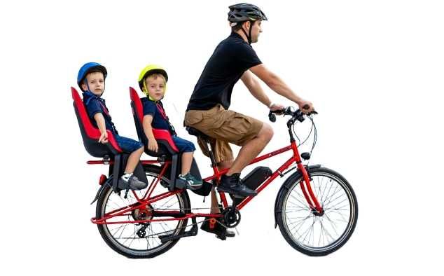 Rower rodzinny 1.0 E-bike elektryczny Kargo Cargo do przewozu dzieci
