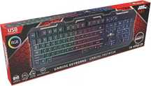 Klawiatura gamingowa No Fear – QWERTY – 104 przyciski membranowe