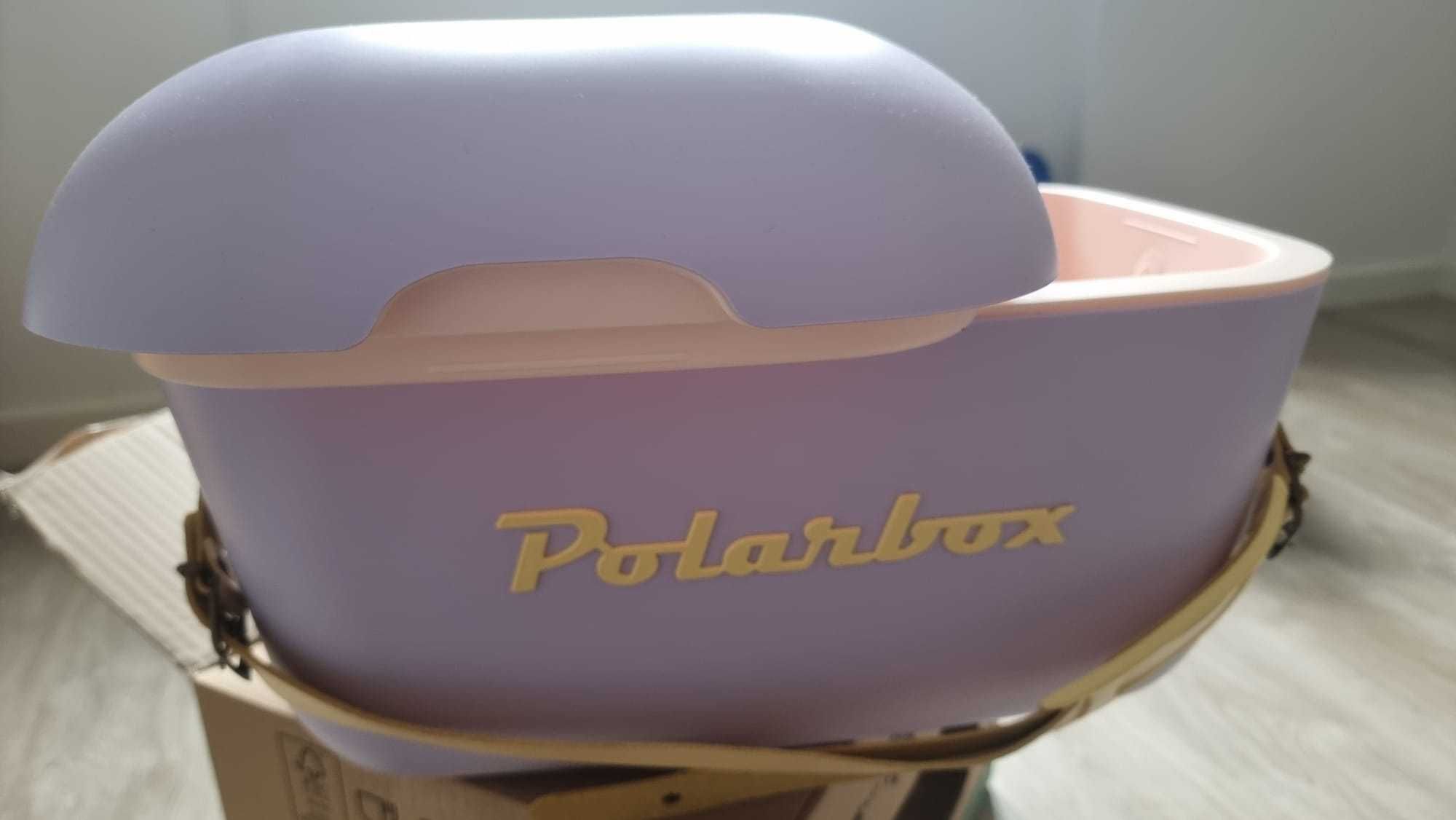 Polarbox - Caixa Térmica portátil lilás e amarela 20L