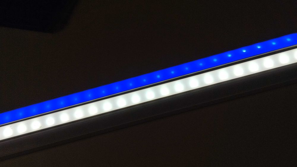 Calhas de LED's para aquários 1 metro ou por medida