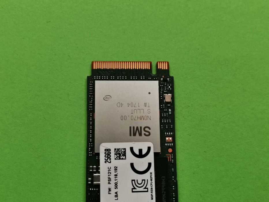 SSD M2 PCie 256GB iNTeL 600p