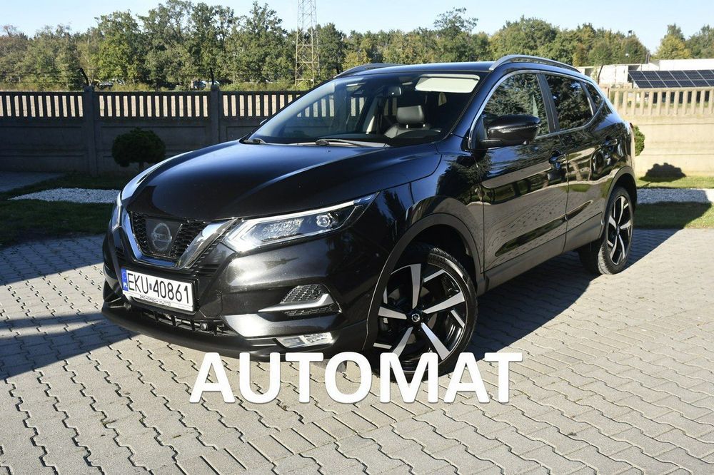 Nissan Qashqai 1,2Turbo Tekna.Kam.Cof.Navigacja.Panorama Dach.Asysten.Pasa Ruchu