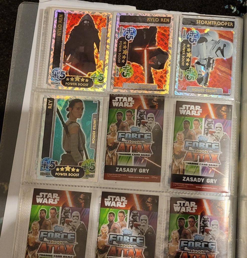 Karty kolekcjonerskie Star Wars- 170 kart
