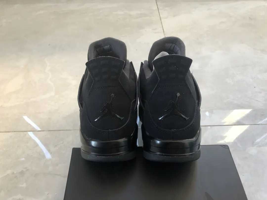 Nowość*NowyJordan4NikeAir4 BlackunisexTrampki 42