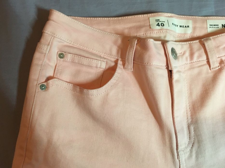 2x Calças Easy Wear rosa e bege (tam. 40) [ULTIMO PREÇO]