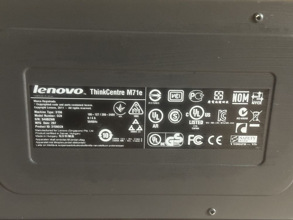 Компютер Lenovo ThinkCentre M71e
