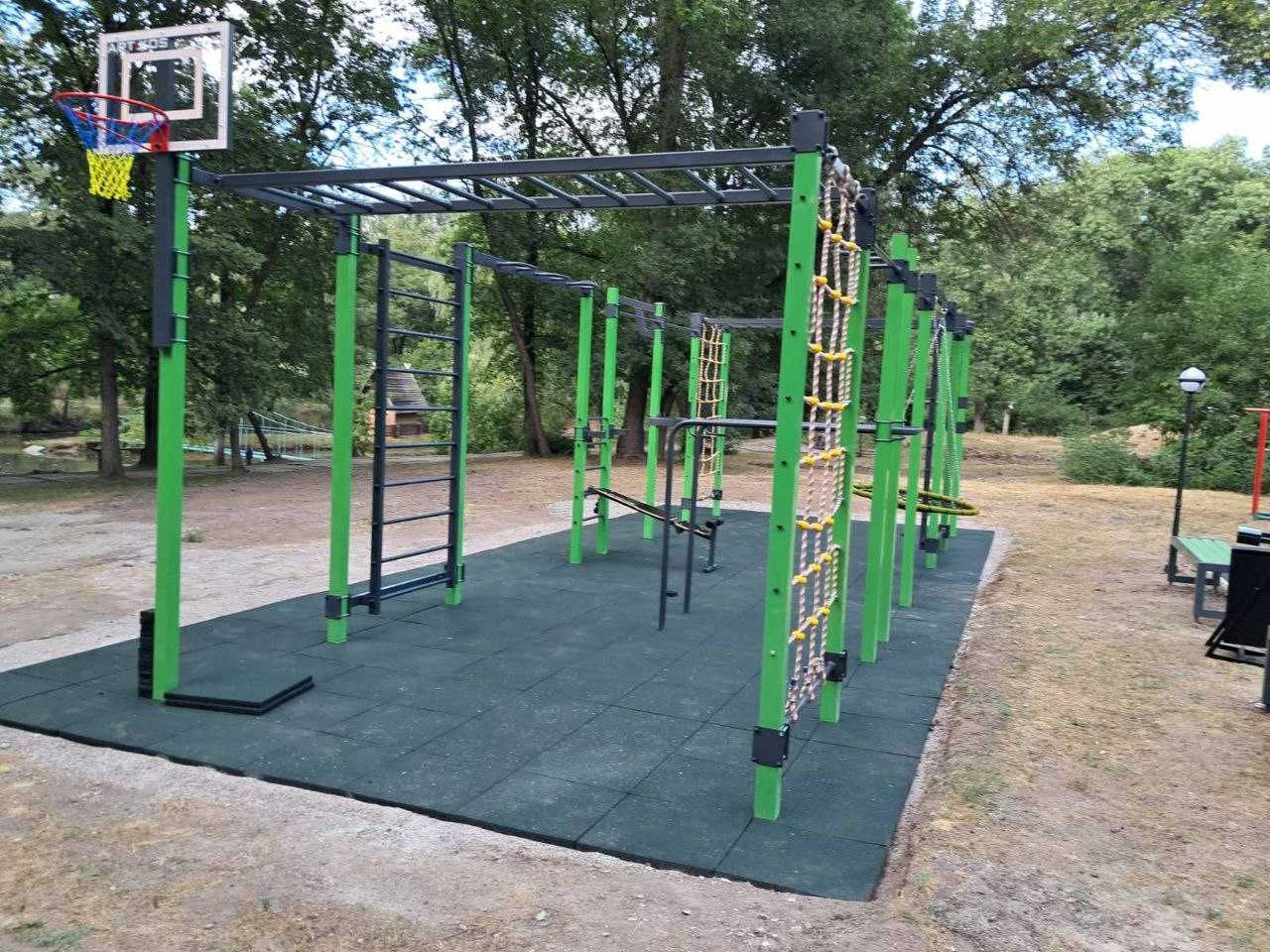 Спортивный уличный комплекс workout воркаут турник брусья XXL-5-2