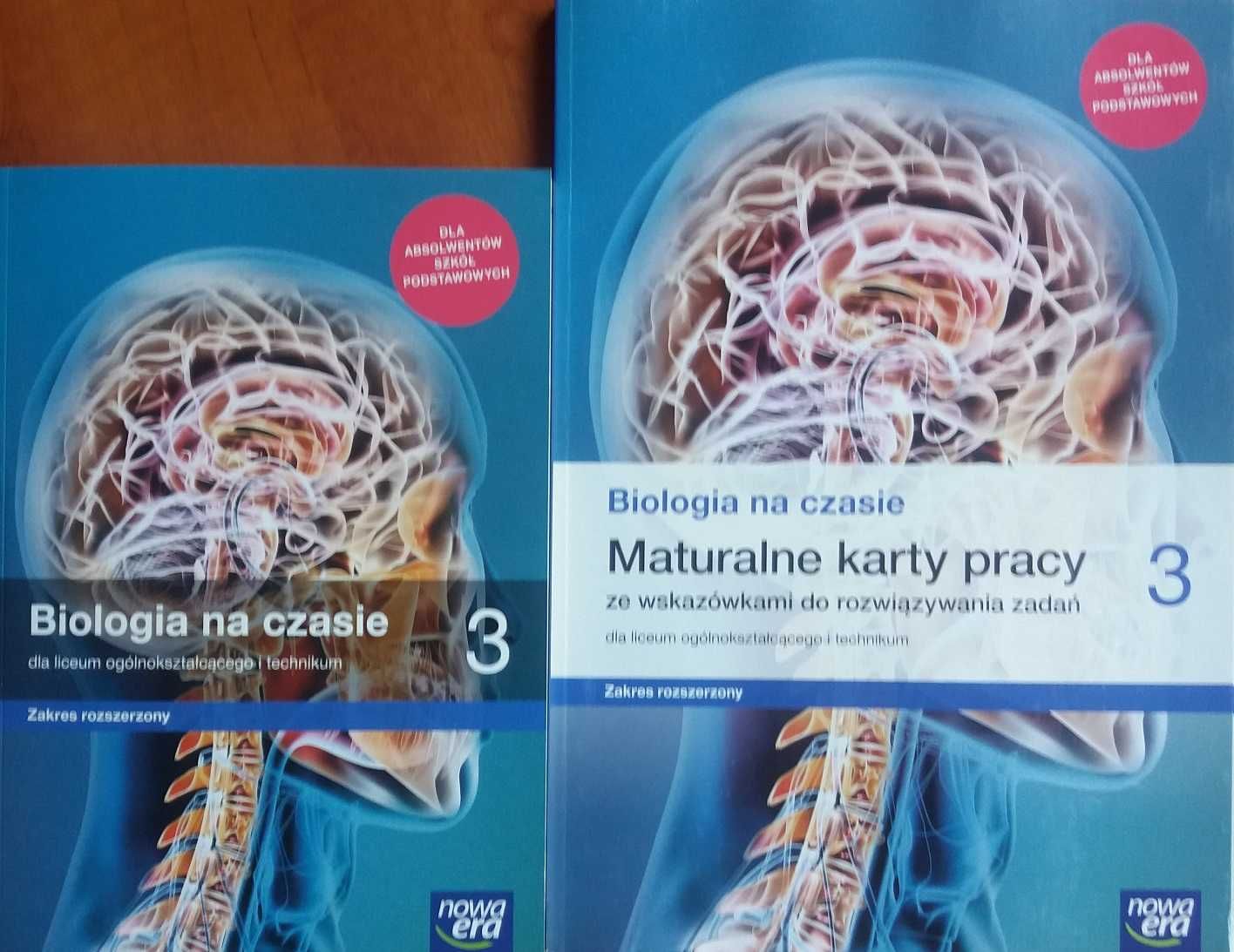 Biologia 3 LO Biologia na czasie Podr.+ Maturalne karty pr ZR Nowa Era