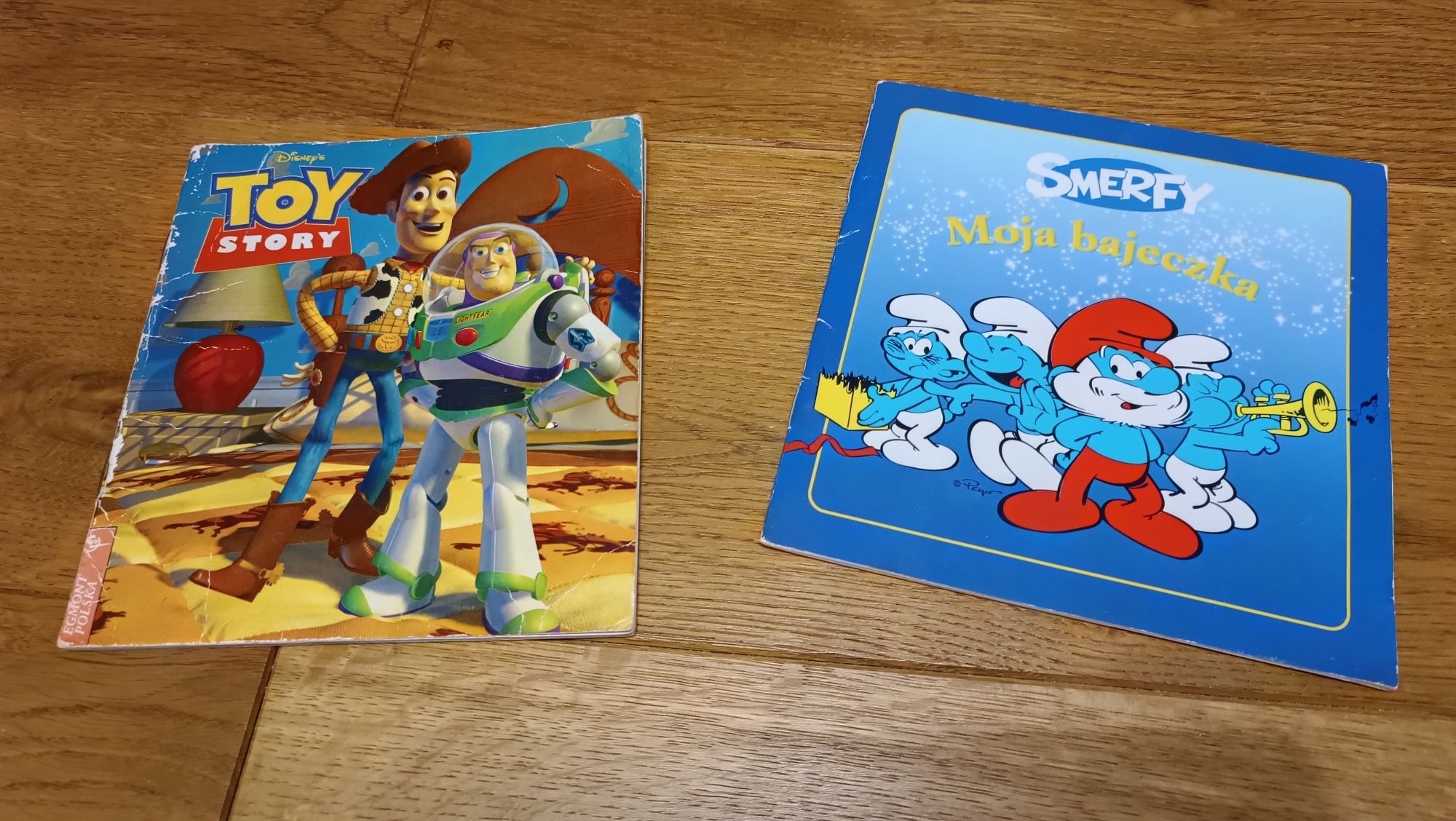 Zestaw książeczek toy story smerfy Tomek przyjaciele auta