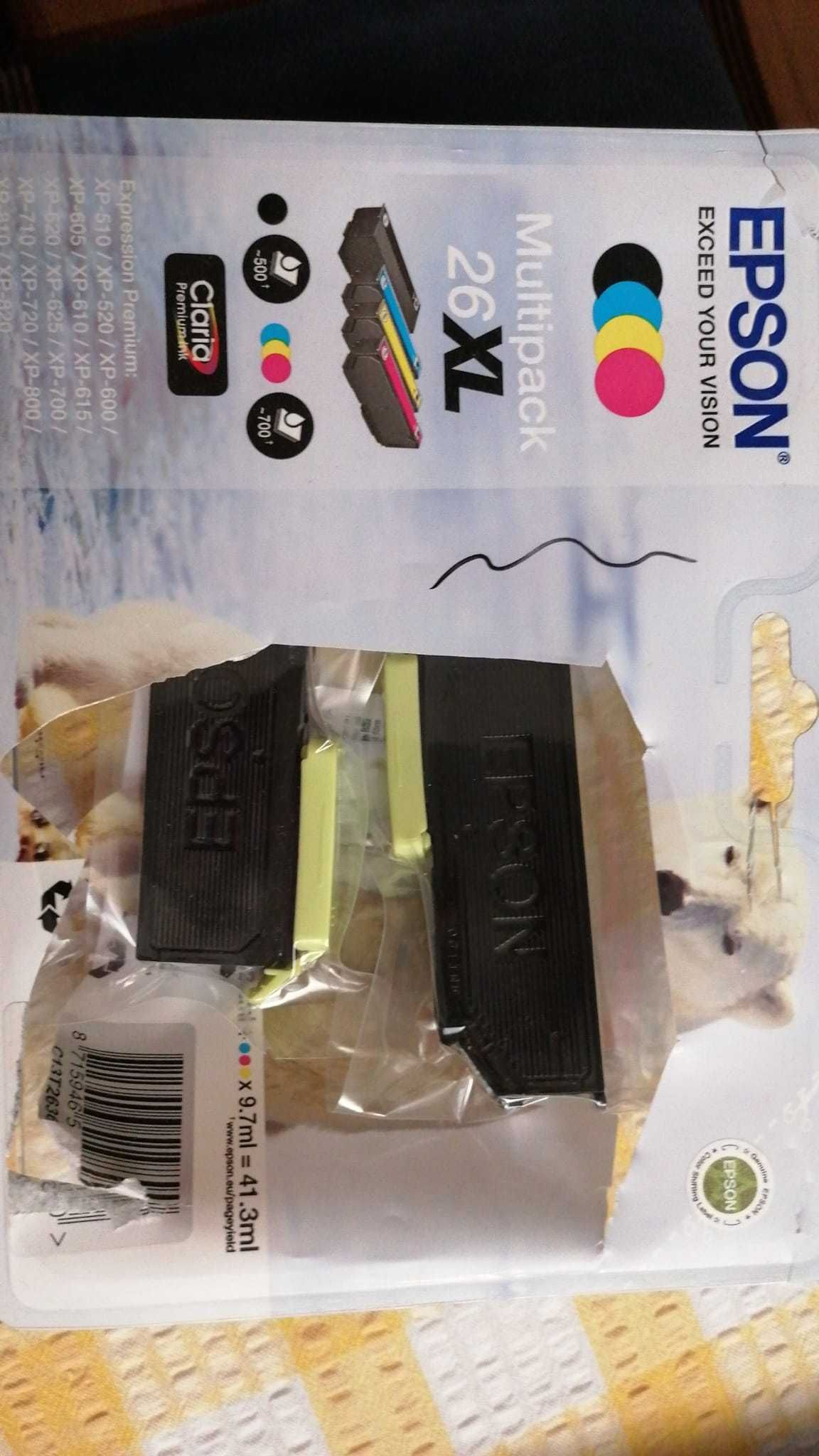 Tinteiros Epson Azul e Magenta