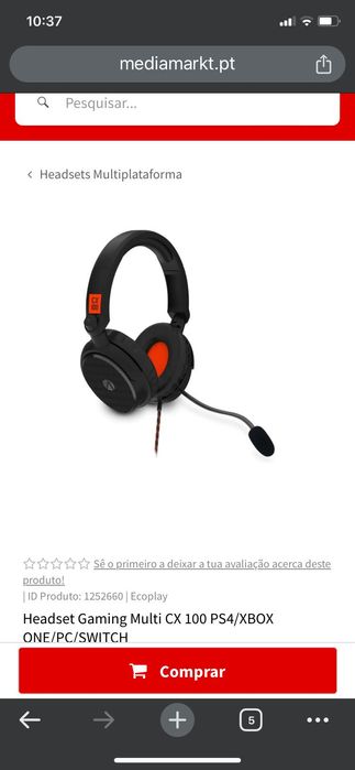 Multi-Platform Gaming Headset CX 100 for PS4/XBOX ONE/PC/SWITCH ×64309999312387120