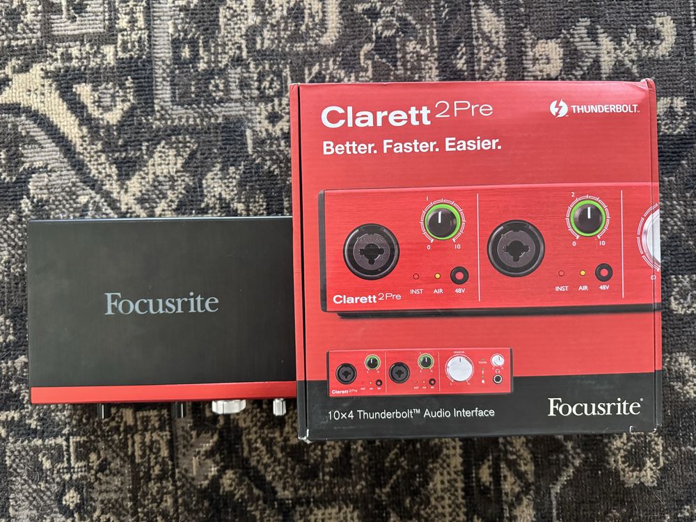 Продаю Focusrite Clarett 2Pre (Thunderbolt)