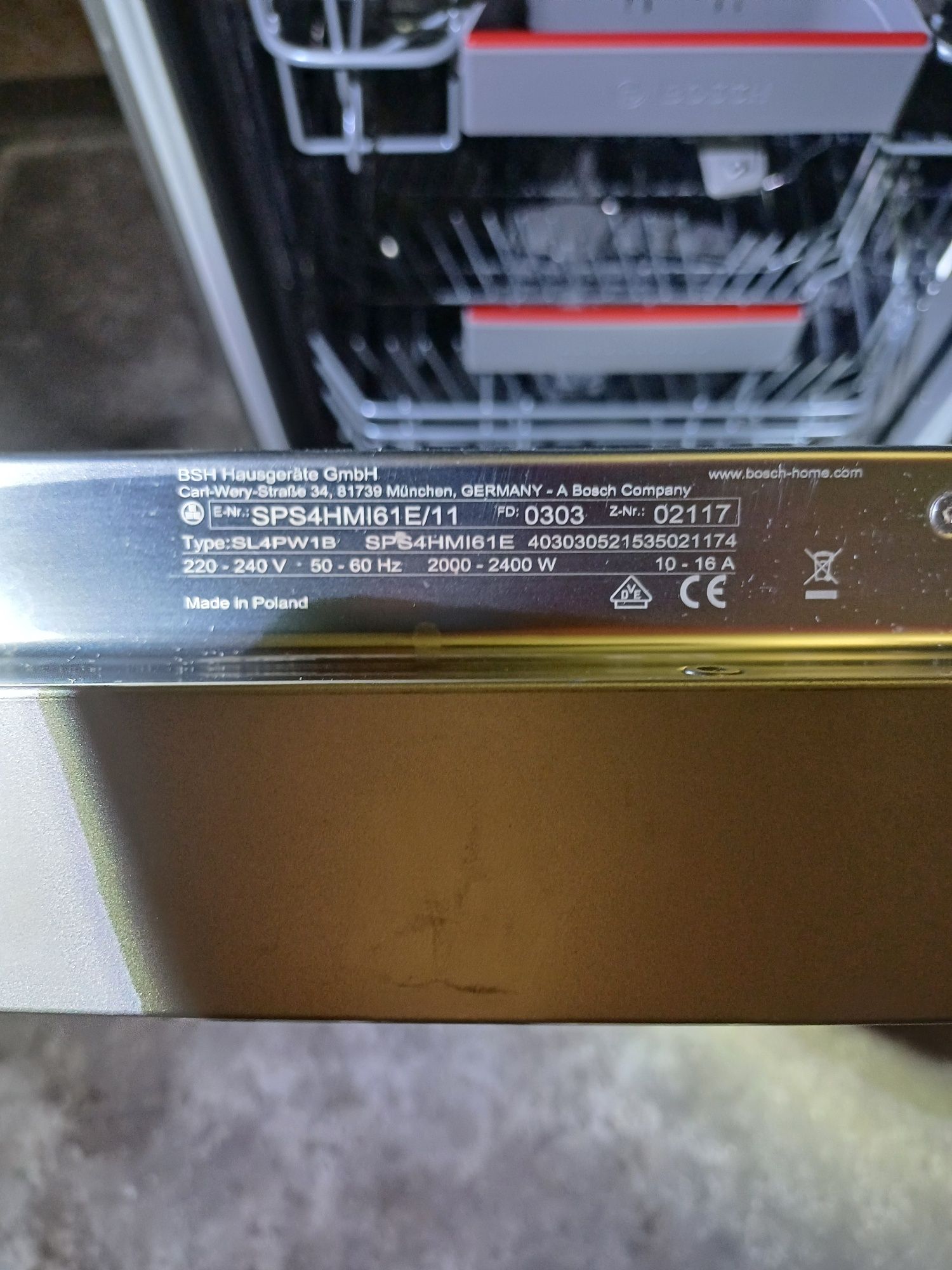 Zmywarka bosch silence plus serie 4 45cm