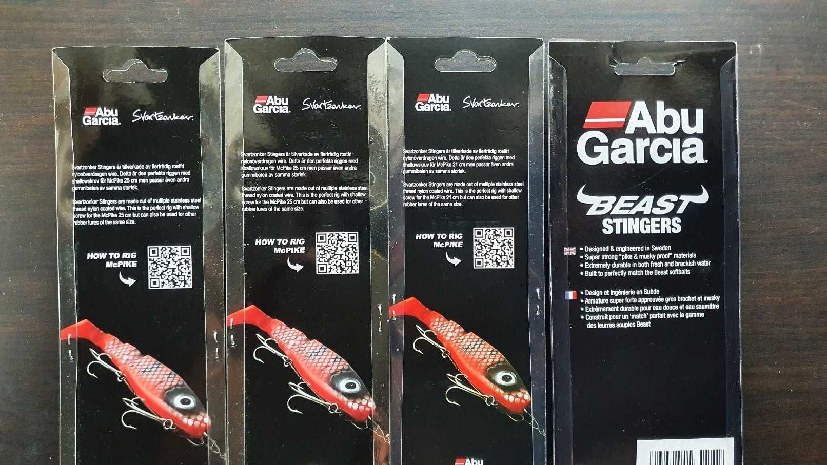 Dozbrojka z 2 kotwicami Abu Garcia Svartzonker 3/0 - 2/0 - 4 sztuki