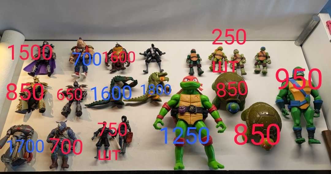 Черепашки ниндзя ніндзя playmates tmnt караи тигр стокман макмен вьюн
