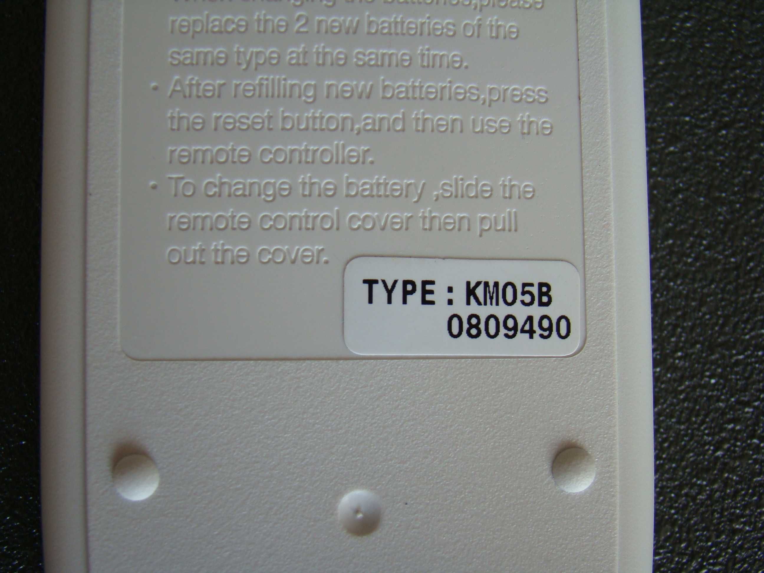 Пульт ДУ кондиціонера MITSUBISHI ELECTRIC KM05C та KM05B