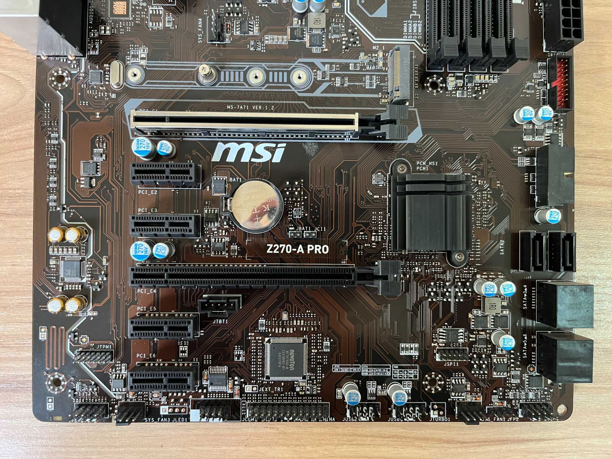 Материнская плата MSI Z270-A PRO s1151 DDR4 INTEL XEON Core i7 Support