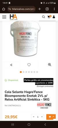 Cola para relva artificial