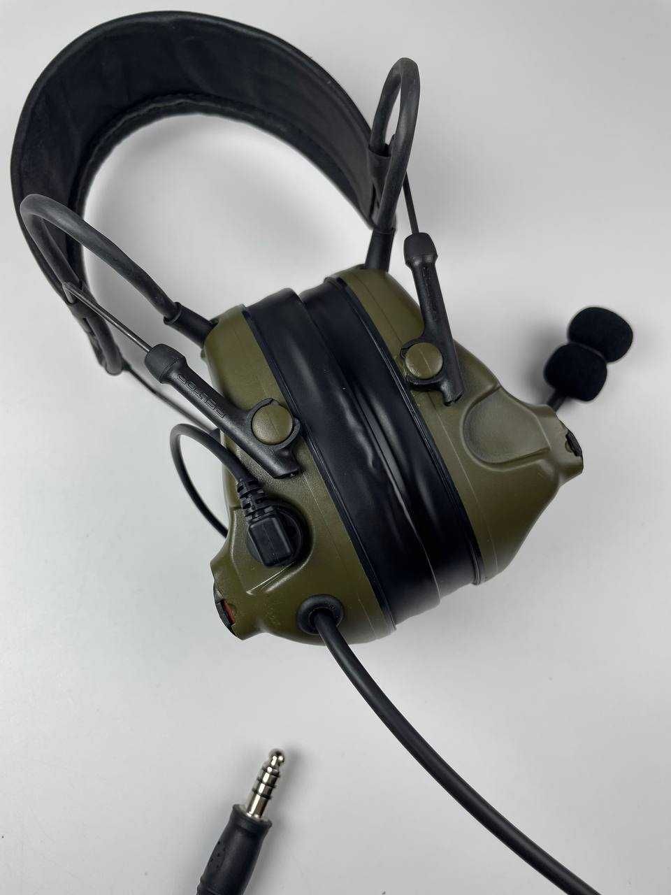 Активні навушники 3M Peltor XPI  підключення до рації military olive