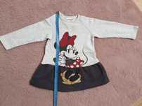 Sukienka H&M/ Myszka Minnie/ 6-9 m-cy/ 74cm