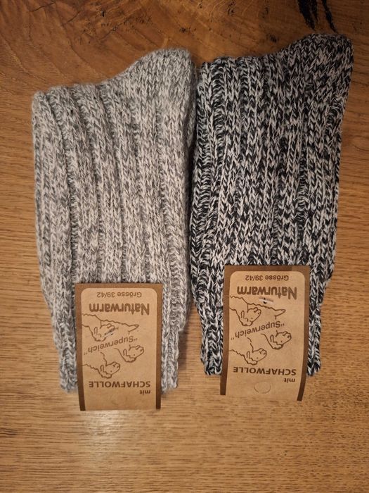 Ciepłe wełniane skarpety roz 39/42 nowe