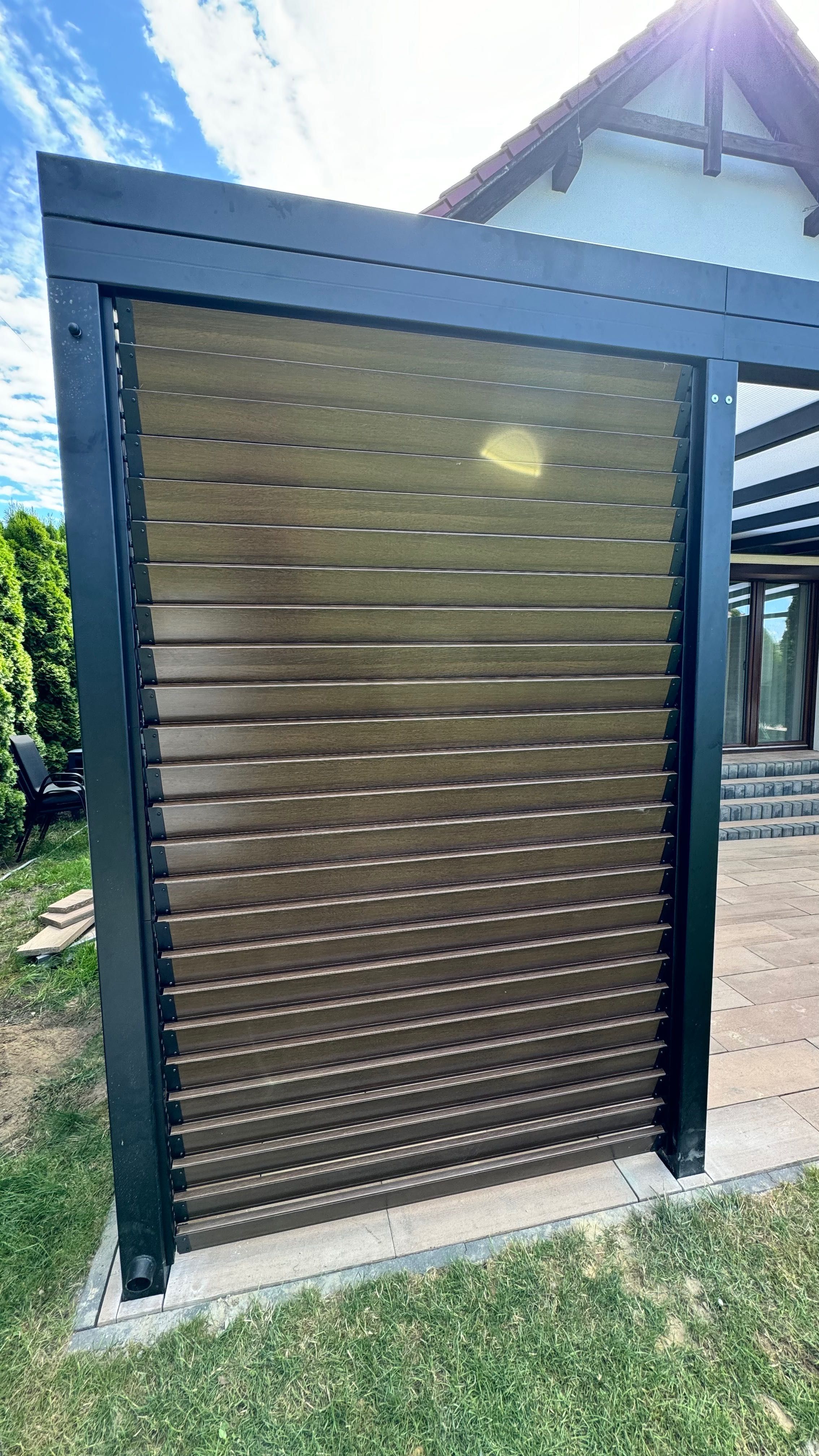 Ruchome deseczki, lamele pionowe i poziome, żaluzje tarasowe, metalowe