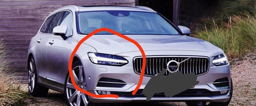 Ótica Volvo V90 Lado Direito