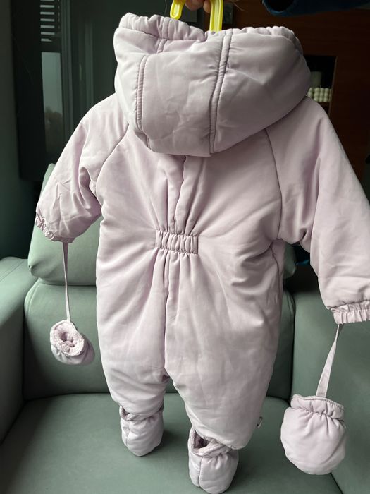 Wiosenny Kombinezon Niemowlęcy Polarowy, Rozmiar 62 cm (0-3 miesiące)