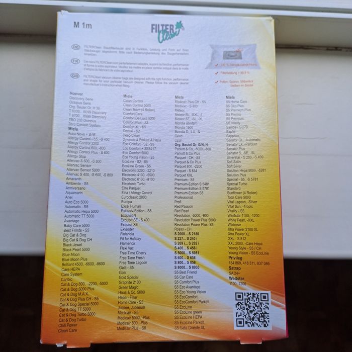 Мешок для пылесоса