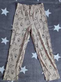 NOWE spodnie spodenki piżamowe piżamy sinsay 128 dinozaur dinozaury