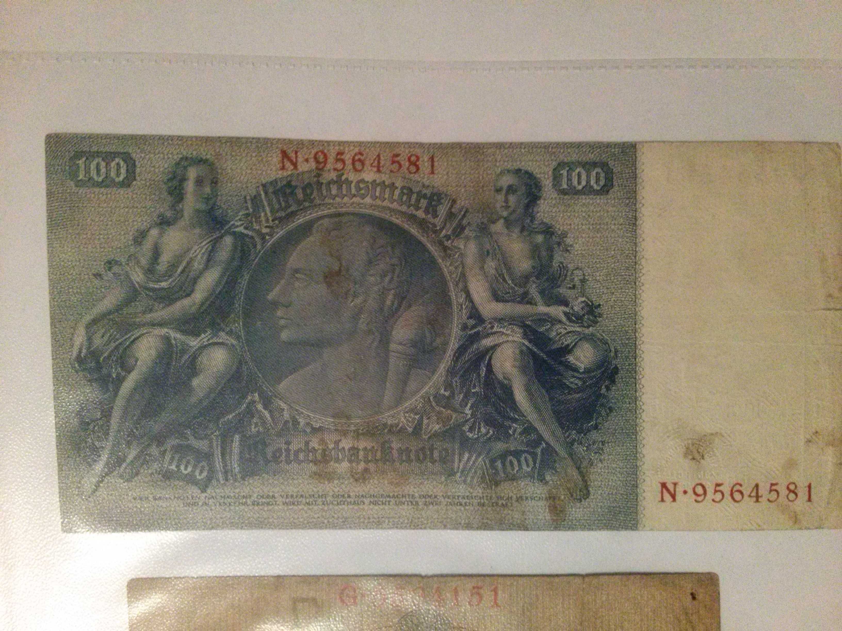 2 Super Banknoty Niemieckie Przedwojenne