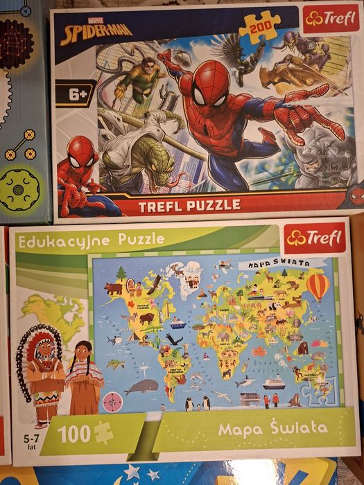 Gry i puzzle, stan idealny