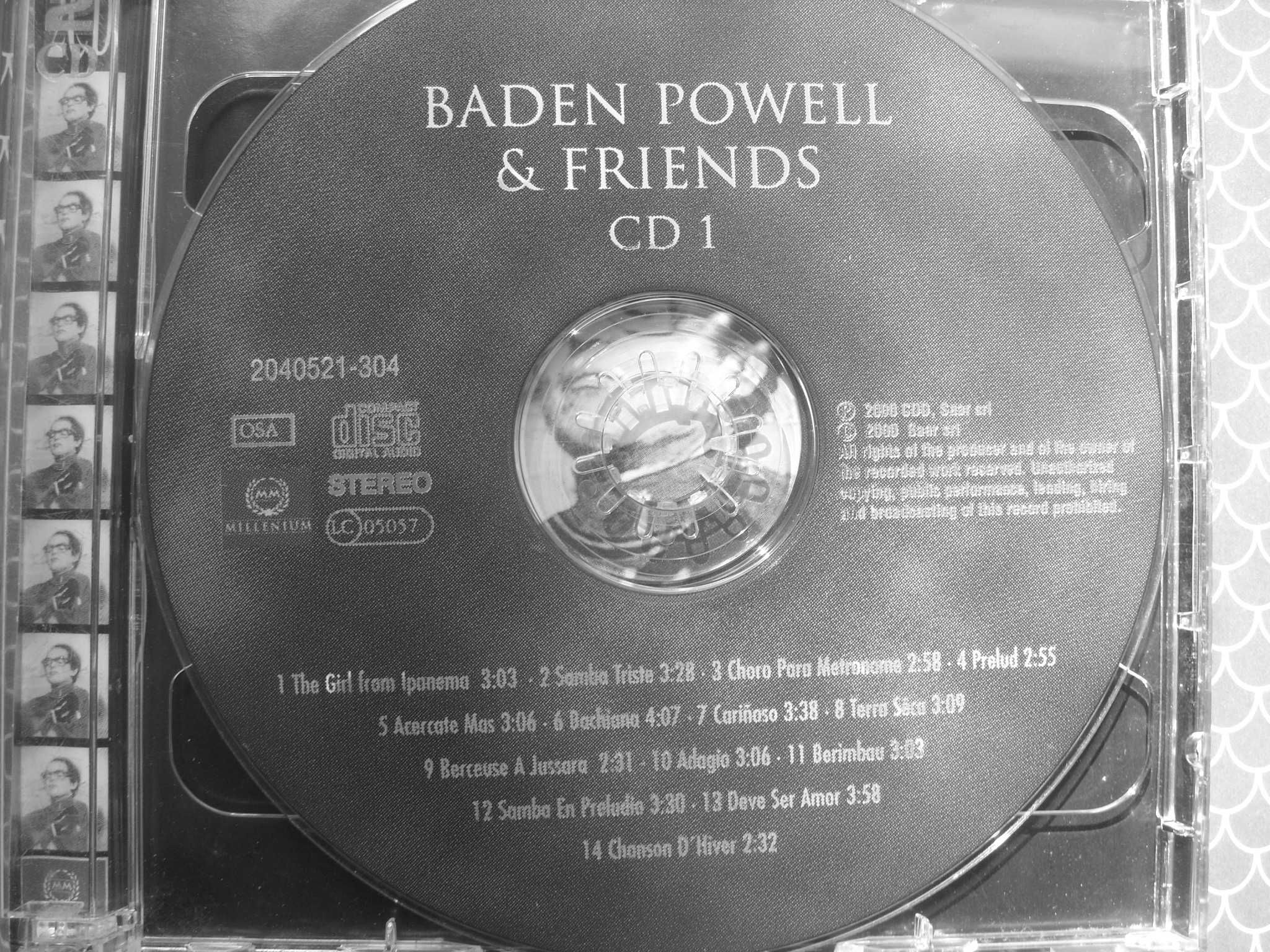 Plyta cd; BADEN POWELL & FRIENDS--2 cd, 2000 rok