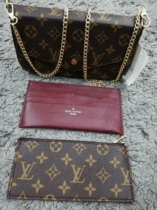 Piękne torebki klasyka  styl komlet 3w1 Louis Vuitton