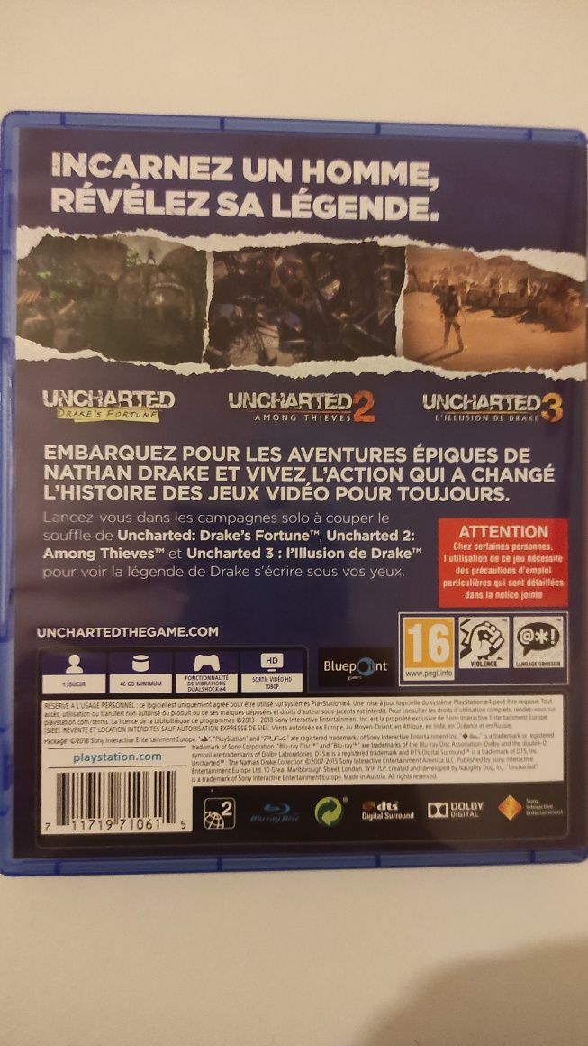 Jogos PS4 Uncharted The Nathan Drake Collection