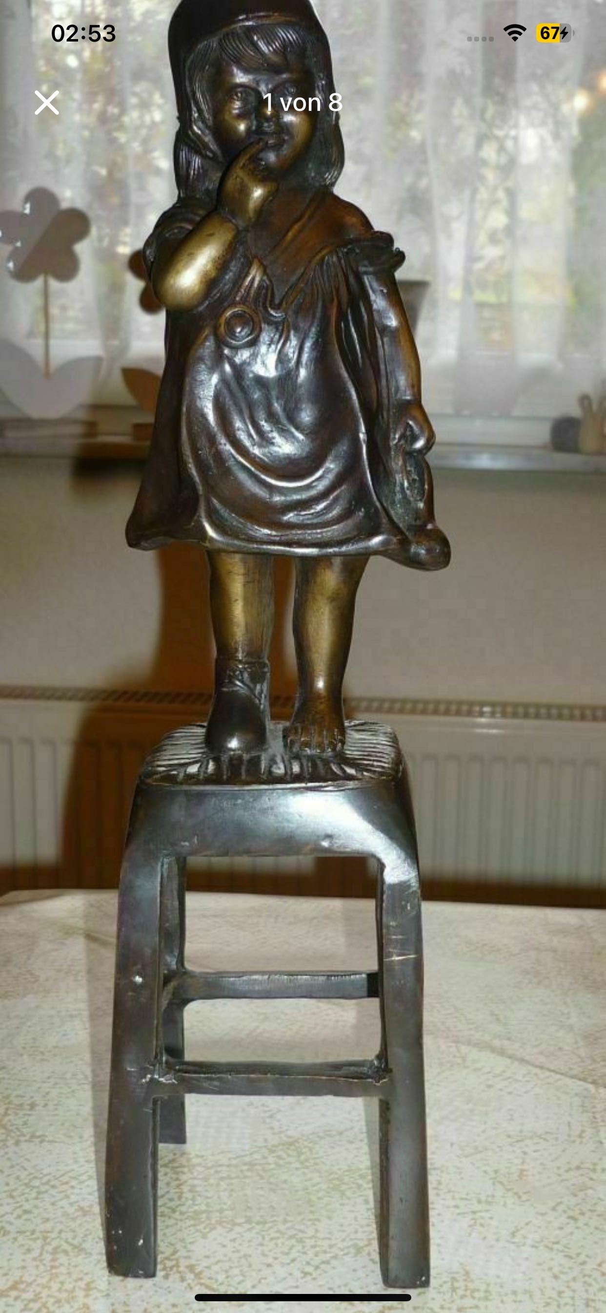 Linda Escultura em bronze