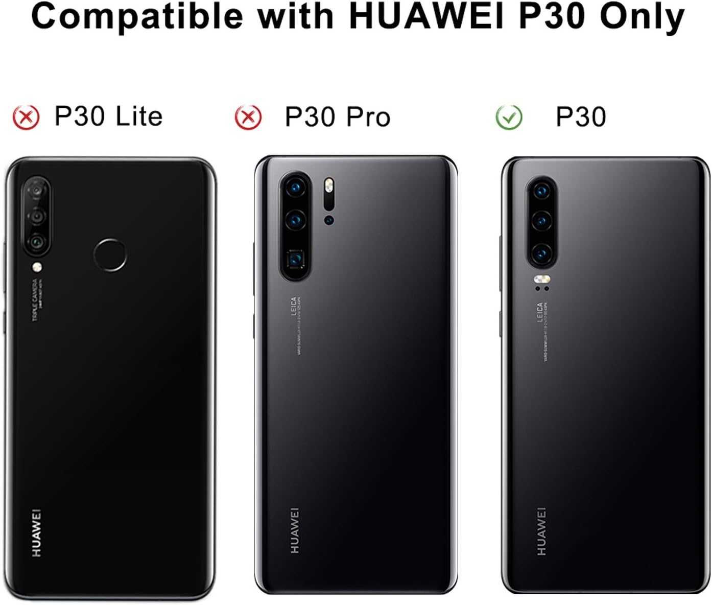 Seacosmo Huawei P30 Etui pancerne 360 wojskowe metalowe kurz brud