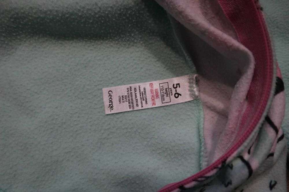 Флісовий ромпер з LOL на дівчинку 5-6 років, зріст 110-116