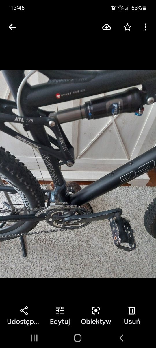 Radon Stage ALT 125 zamiana MTB Full  koło 26