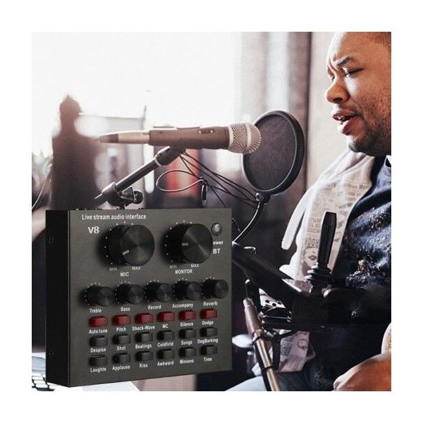 Mesa de Mistura Audio Multifunções V8