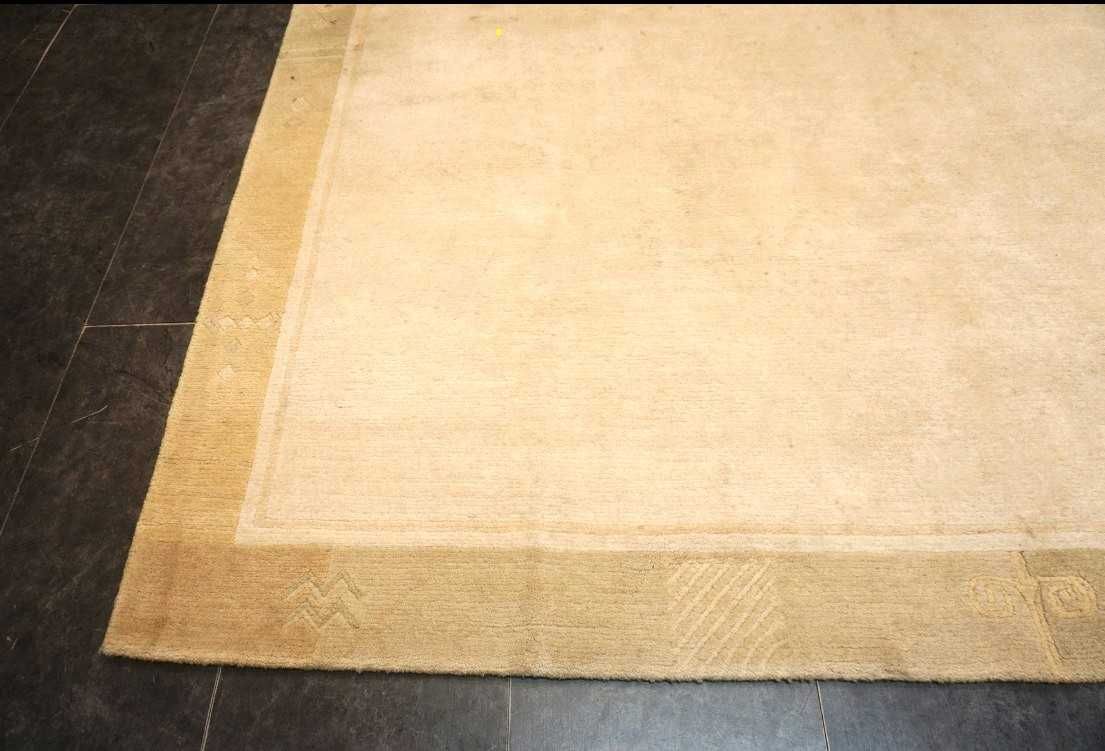 Elegante e suave Tapete do NEPAL, Lã s/Algodão, manual, com 236x172 cm