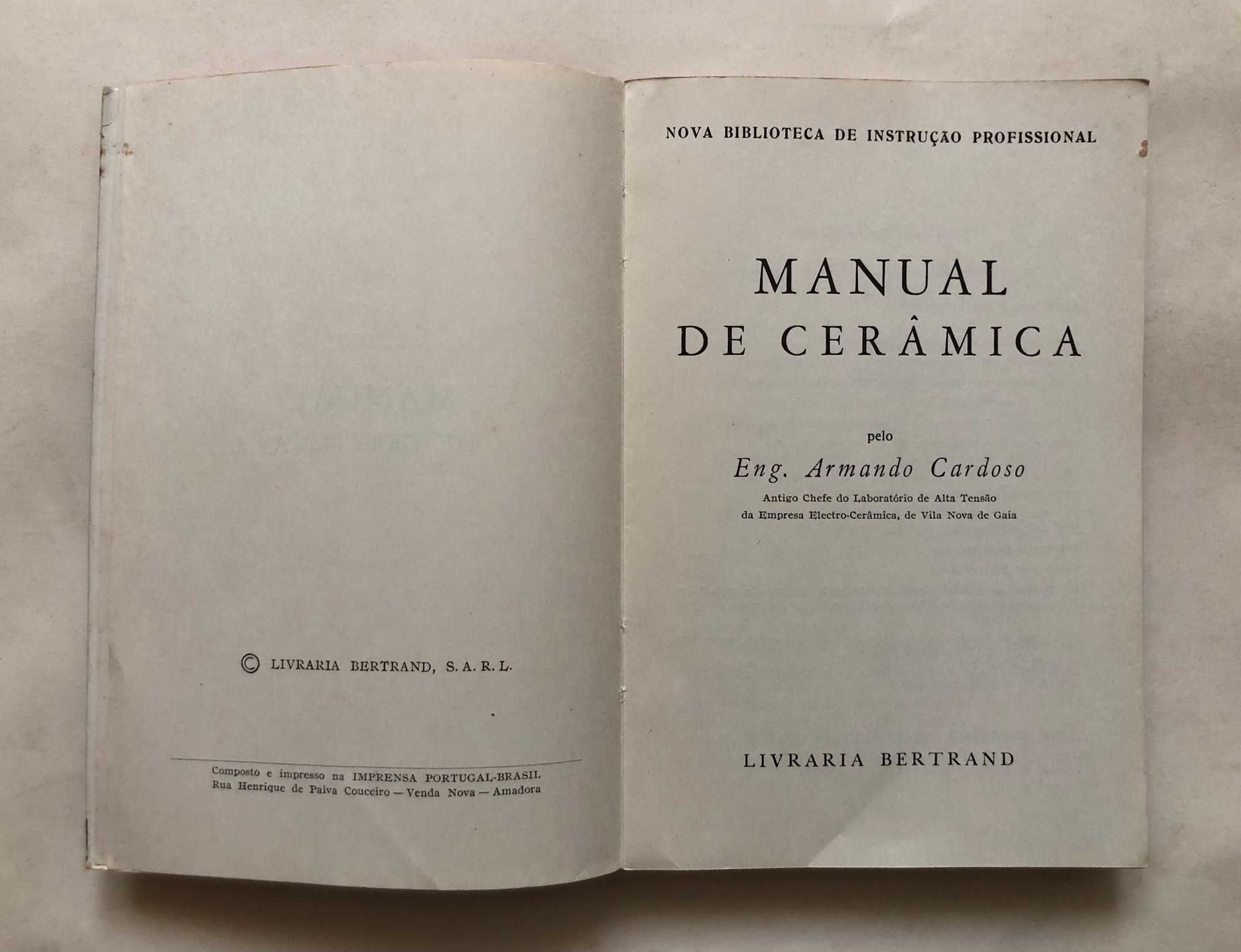 Manual de Cerâmica  - Engº Armando Cardoso