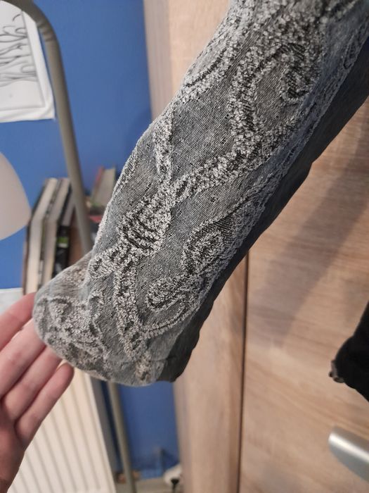 Kurtka zimowa C&A,szaro-czarna