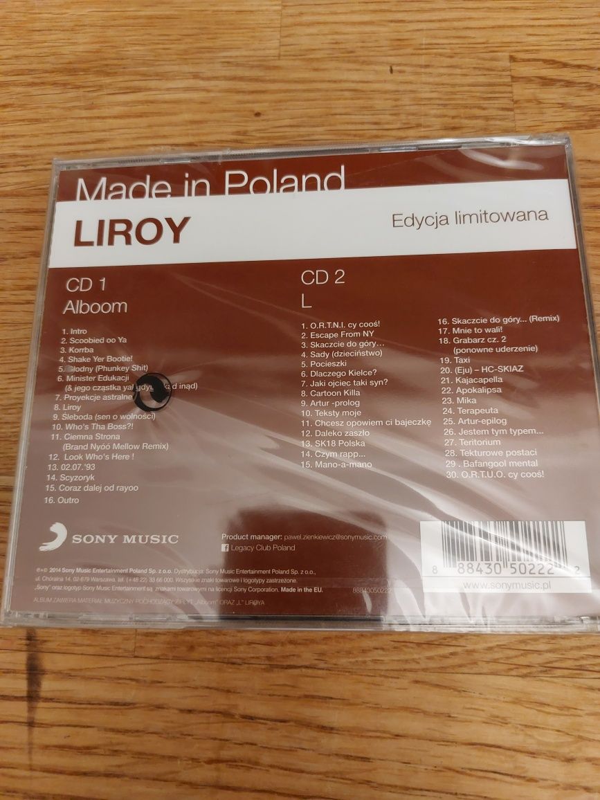 Liroy 2CD Alboom / L Unikat Folia Limited