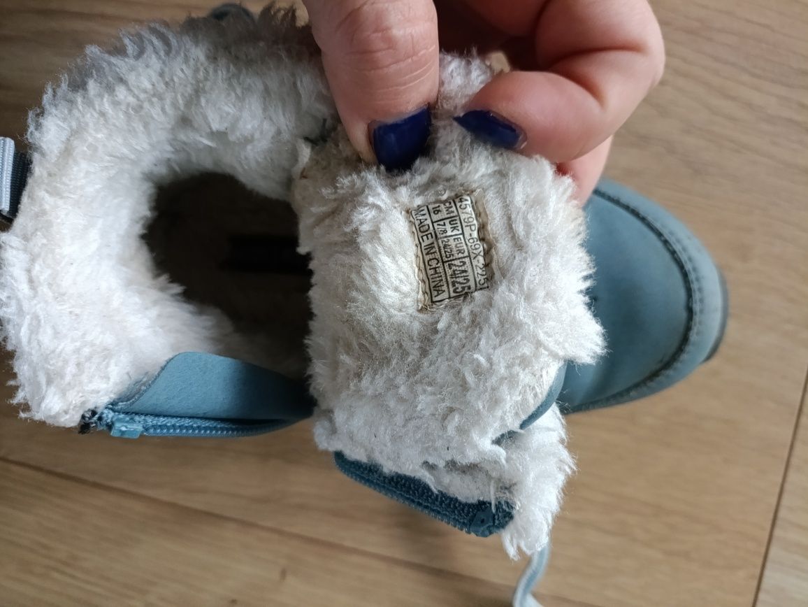 Buty zimowe przeciwdeszczowe r. 24/25 Reserved Stan bdb