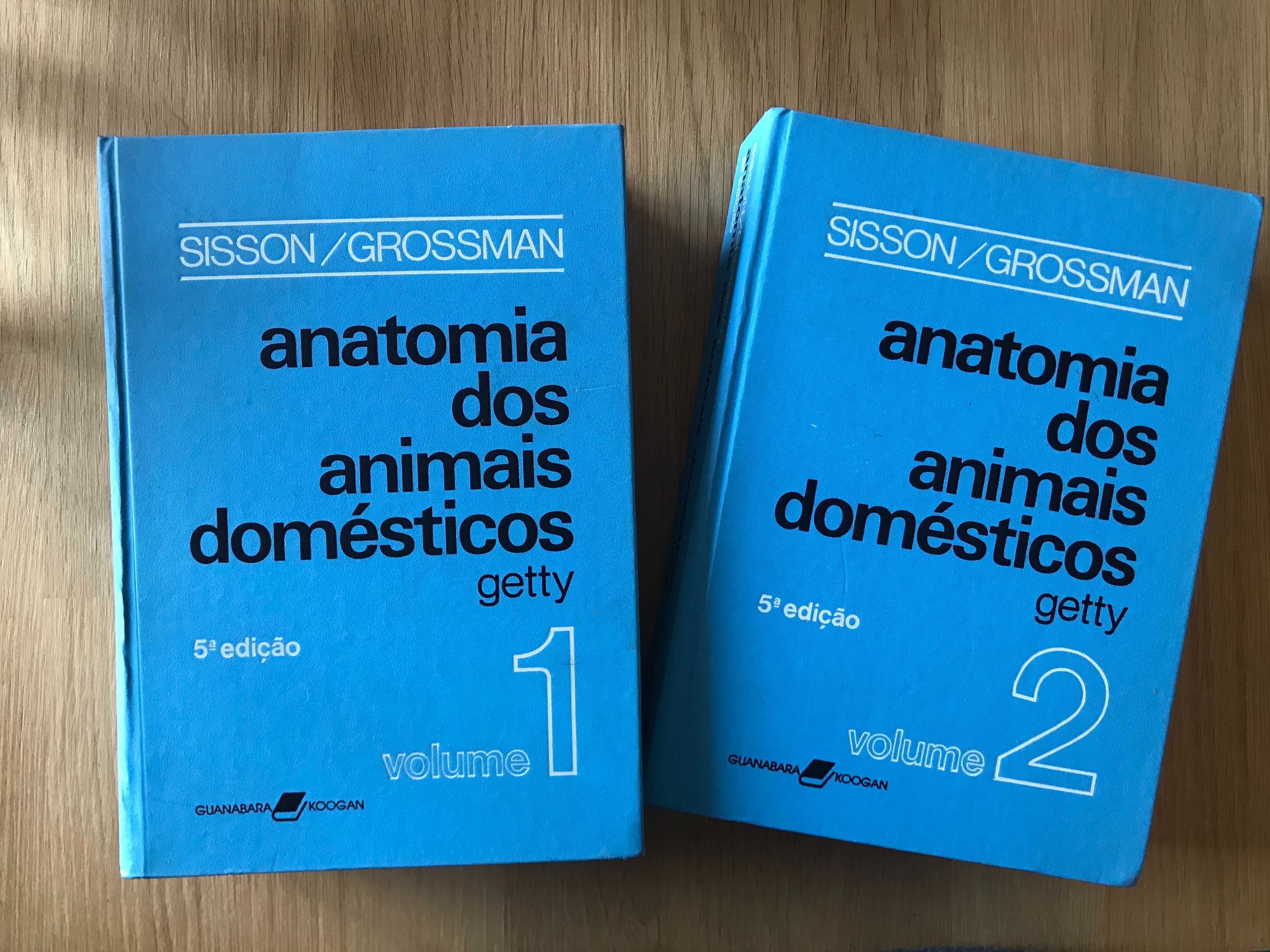 Livro Anatomia dos Animais Domésticos Sisson/Grossman, 5ª Edição