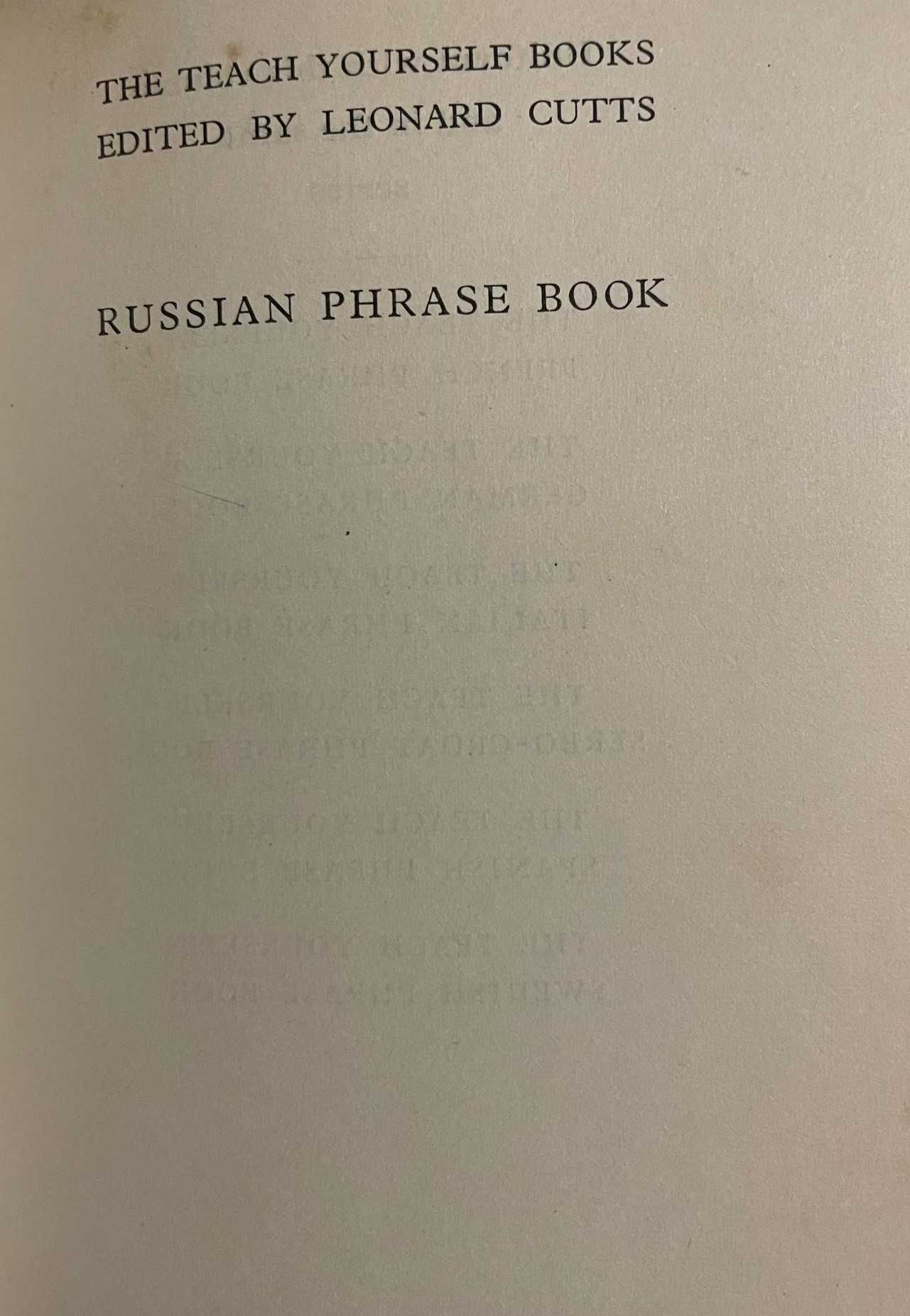 Livro “Russian Phrase Book” 1961