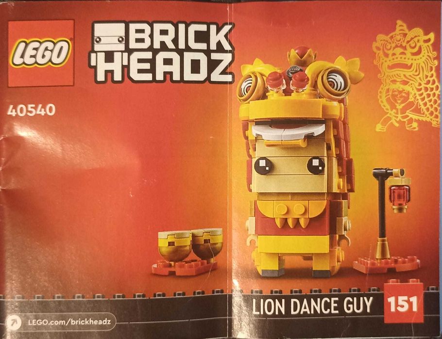 LEGO BrickHeadz 40540 Lion Dance Guy (kompletny)