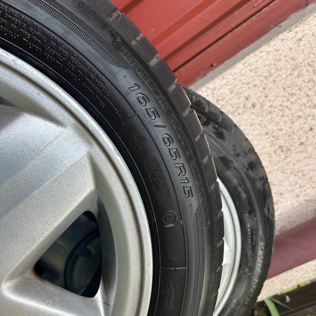 Sprzedam komplet opon letnich z felgami aluminiowymi